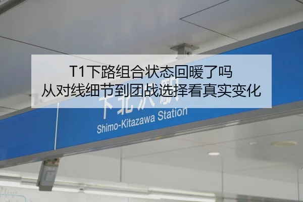 T1下路组合状态回暖了吗 从对线细节到团战选择看真实变化